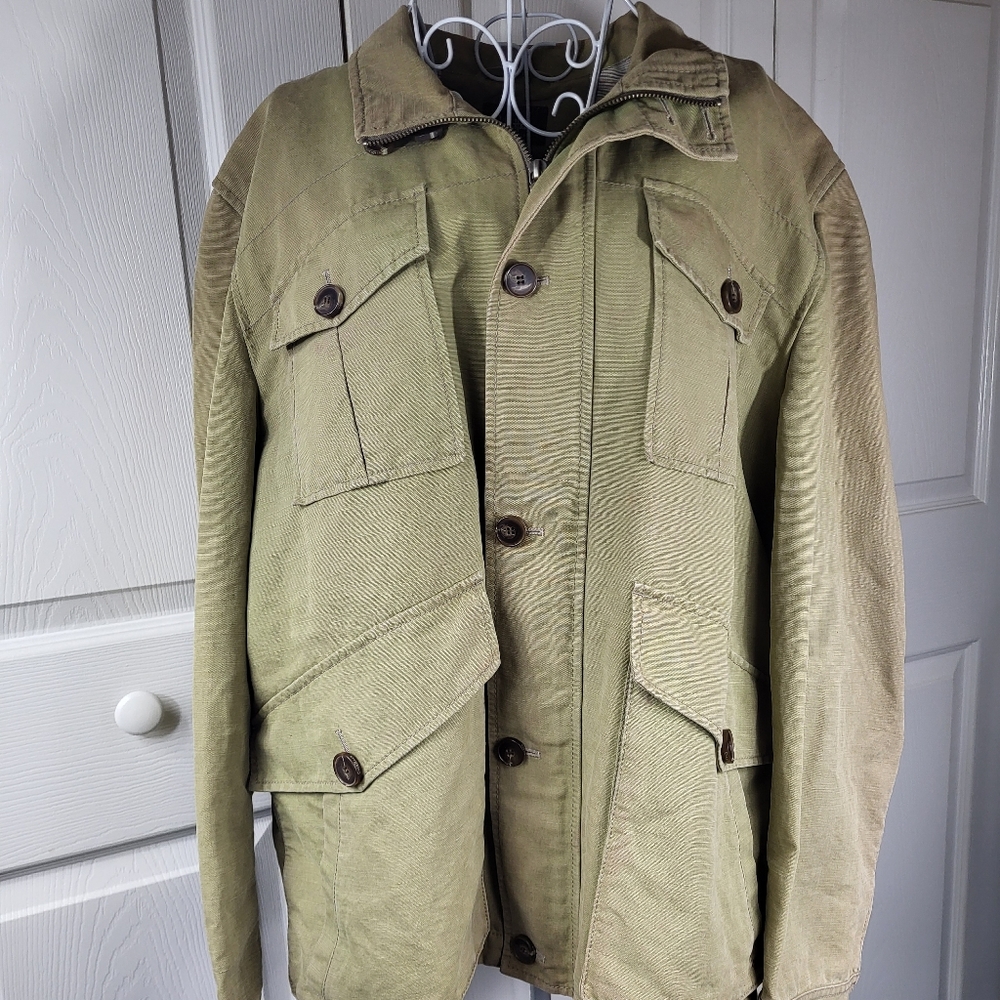 Cole Haan Canvas Parka Jacket XL